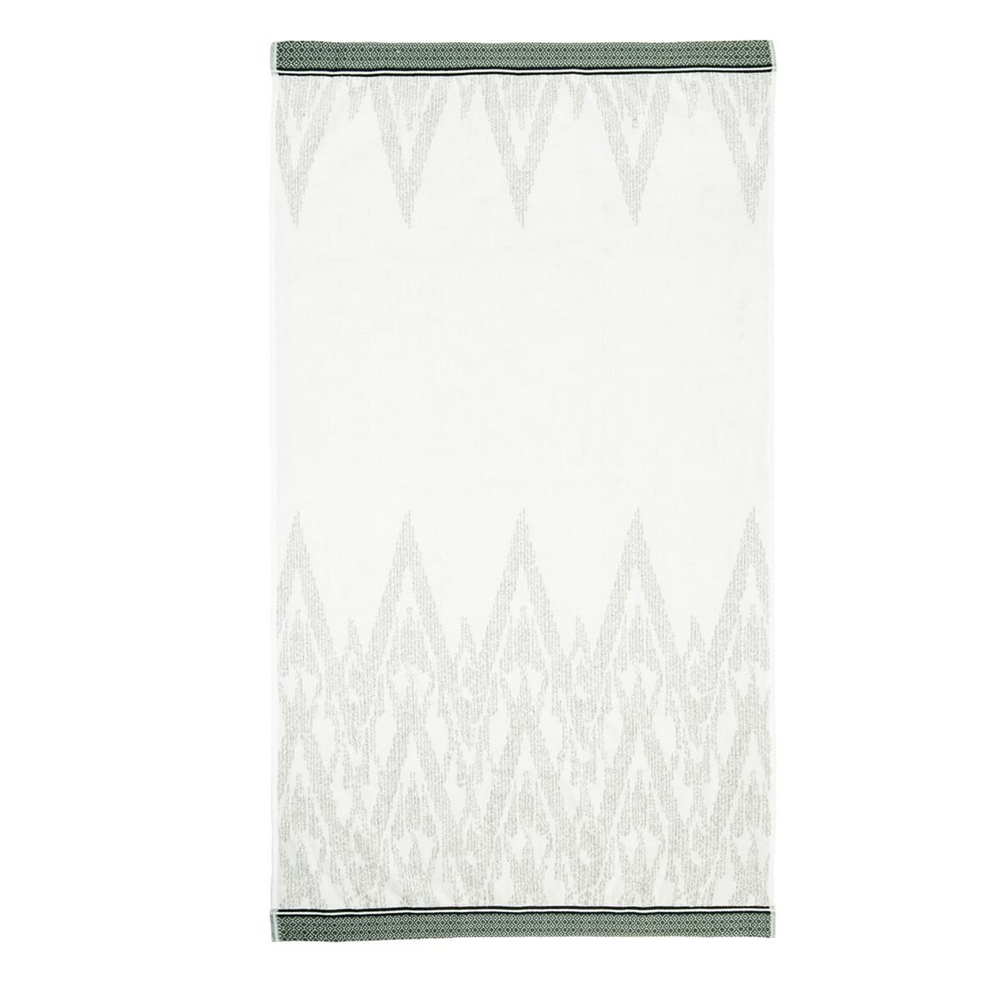 Nadir Ikat Bath Mat By Bedeck Of Belfast In Sedona Green